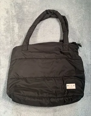 Wilo the label Black puffer gym Bag thumbnail 1