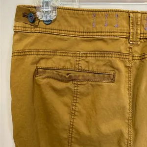 Anthropologie Hei‎ Hei Khaki Cotton Stretch Pants Size 26 thumbnail 4