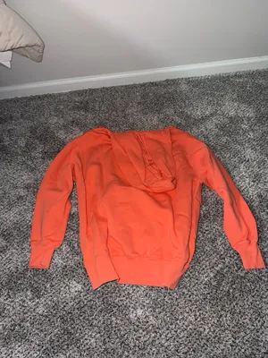 Nike Orange Hoodie Pullover thumbnail 2