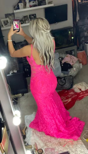 Gipper Prom Dress Pink Size 10 thumbnail 2