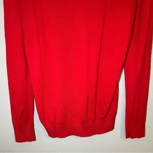 Ralph Lauren Red Silk Blend Turtle Neck Knit Sweater Women’s Size Medium thumbnail 9