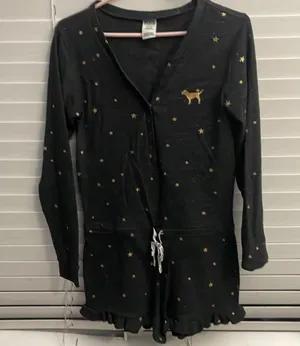 Pink romper long sleeve medium thumbnail 1