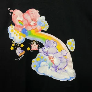 Care Bears Rainbow Rescue Cheer Bear Share Bear Movie Tee L thumbnail 2
