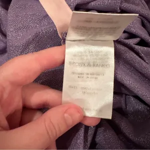RTR Bronx & Banco Amara Lilac Cut Out Side Slit Long Sleeve Maxi Dress‎ Sz 4 thumbnail 7