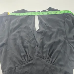 Baltic Born NWOT‎ Esti Black Maxi Dress V Neck Short Sleeve Cocktail Large thumbnail 10