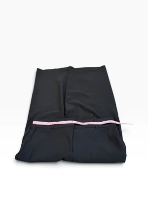AMANDA + CHELSEA black ribbed dress pants thumbnail 3