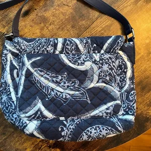 Vera Bradley  Indigo print pattern crossbody handbag thumbnail 5