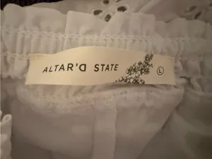 Altar'd State Tiered Eyelet Ruffle Mini Skort thumbnail 6