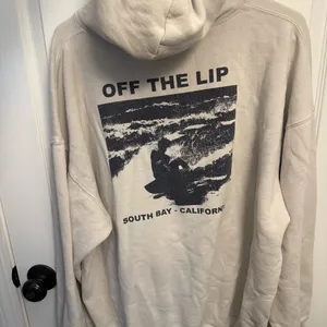 Brandy Melville South Bay California Off the Lip Oversized Hoodie thumbnail 2