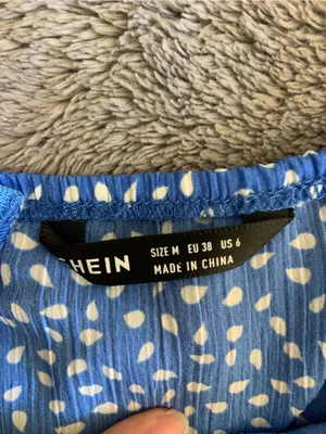 SHEIN Blue Polka Dot Mini Skirt thumbnail 4