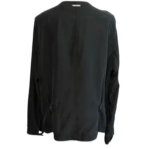 Calvin Klein Jeans Size XL Black Blazer Bolero Jacket Short Pockets Open Front thumbnail 5