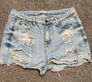 Light wash short Blue Size L thumbnail 1