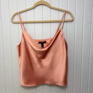 Forever 21 Peach Satin‎ Camisole Size M thumbnail 2