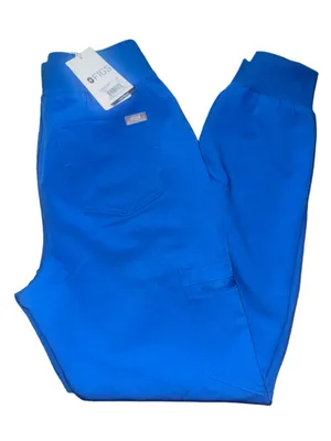 FIGS Zamora High Waisted Jogger Scrub Pants Blue Size XS thumbnail 1