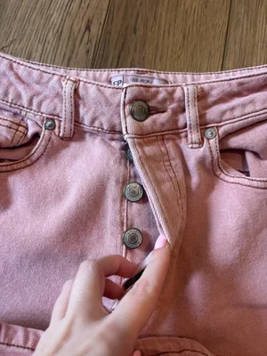 Free people wide leg denim pants thumbnail 4