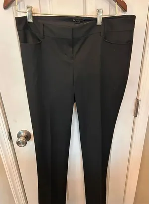 Express women’s dress pants black columnist size 6R work attire work pants thumbnail 1