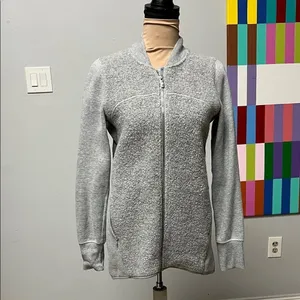 Lululemon Stand Out Sherpa Jacket Heathered Core Light Grey / Silver Drop thumbnail 8