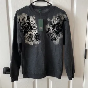 Wild Fable oversized floral dad sweatshirt thumbnail 4