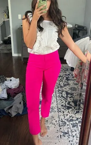 Banana Republic Pink Dress Pants thumbnail 1