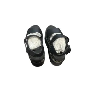 Dr. Martens Voss Quad Leather Strap Platform Sandals size 6 Black. thumbnail 5