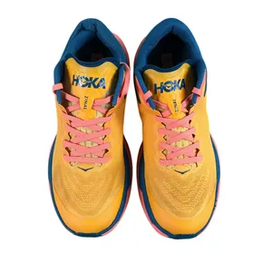 HOKA One One Zinal Trail Running Shoe Sneaker Women 10B Orange Mesh Everyday thumbnail 5