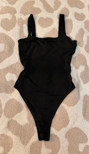 Forever 21 Black Bodysuit Sheer thumbnail 1