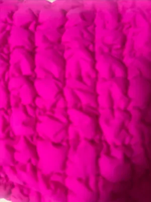 Hot Pink Padded Quilted Crossbody Shoulder Bag Fuchsia Pink Neon Barbie E-Girl thumbnail 11