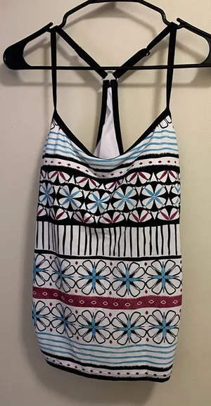 South Point Womens Tankini Swim Top Only Size 14 Bust 42” Floral Print New NWT thumbnail 1