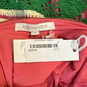NWT Love the Label Larona Rainbow Crochet‎ Dress Size XS thumbnail 8