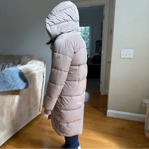 Michael Kors Hooded Long Women's Puffer Coat Size Small thumbnail 4