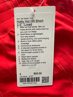 Lululemon Hotty Hot Short 2.5” thumbnail 5