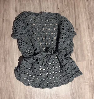 Y2K Wet seal crochet cardigan thumbnail 1