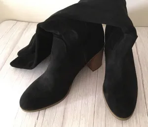 Black Knee High Boots, Size 11 thumbnail 5