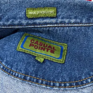 Casual pointe large denim jacket thumbnail 3