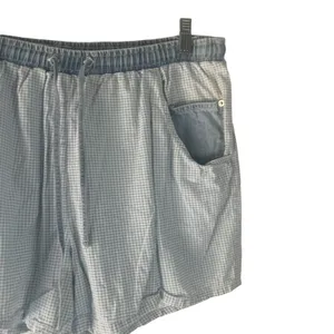 Saeeon Vintage‎ 90s Women's Size Medium Checkered Flowy Pull On Shorts thumbnail 3