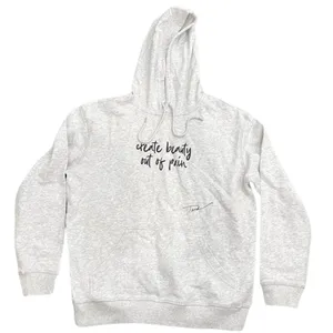 Create Beauty out of Pain" Hoodie in Grey, Size M​​​​​​​​​​ thumbnail 1