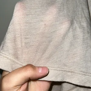 Wildfox Engaged Beige Swoop Neck T-Shirt Oversized thumbnail 10