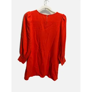 Jodifl Abby Shift Dress Women Size S Burnt Orange Puff Sleeve Mini‎ Boho Chic thumbnail 6
