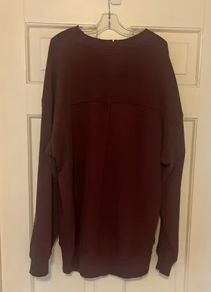 Arie oversized maroon crewneck Red Size XXS thumbnail 2