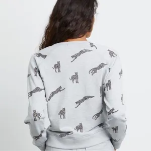Rails Theo Jaguar Sweatshirt Grey Crew Neck Pullover Size Small thumbnail 5
