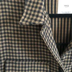 Mango houndstooth shirt jacket thumbnail 3