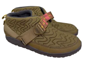 Chaco Ramble Puff Women's 11 Olive Green Quilted Camp Shoes Booties thumbnail 1