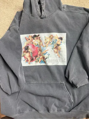 Boys Lie Charcoal Sweatshirt with Cherub Graphic thumbnail 3