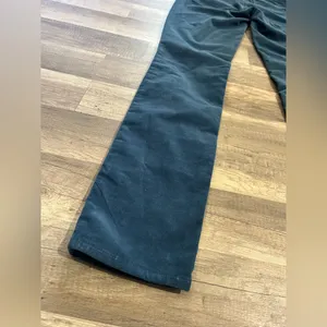 Tory Burch Woman’s Super Skinny Teal Corduroy Cotton Blend Low Rise Jeans 27 thumbnail 12