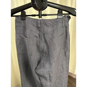 Vintage 90s ESPRIT High-Waisted Plaid Wide Leg Trousers -‎ Made in USA thumbnail 3