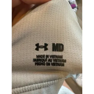 Under Armour HeatGear High Impact Sports Bra Gray Adjustable Straps‎ Womens MD thumbnail 3