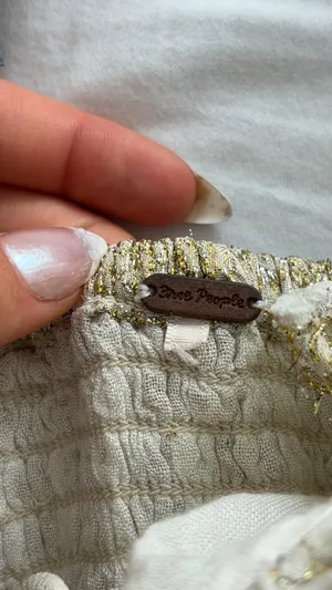 Free People babydoll top size XS thumbnail 2