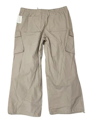 Universal Thread Women's Wide Leg Cargo Pants - Beige Gorpcore Granola Girl thumbnail 2