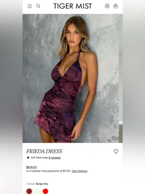 Tiger Mist Plum and Black Asymmetric Mini Skirt thumbnail 2
