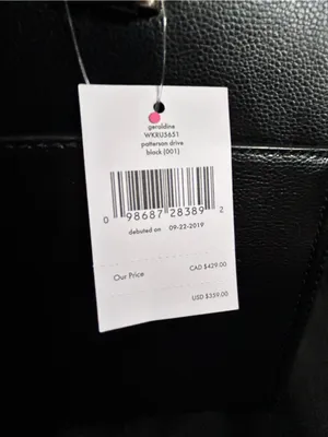 Kate Spade Geraldine Patterson Drive Black Leather Tote Shoulder Bag NWT thumbnail 13